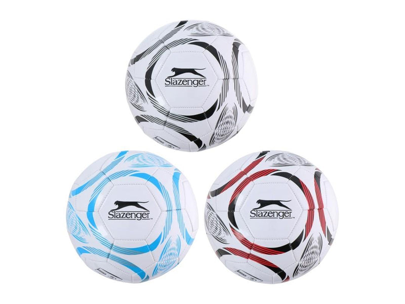 Slazenger - 32-panel training football size 5 - white/red