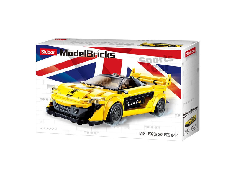 Sluban English Supercar Yellow