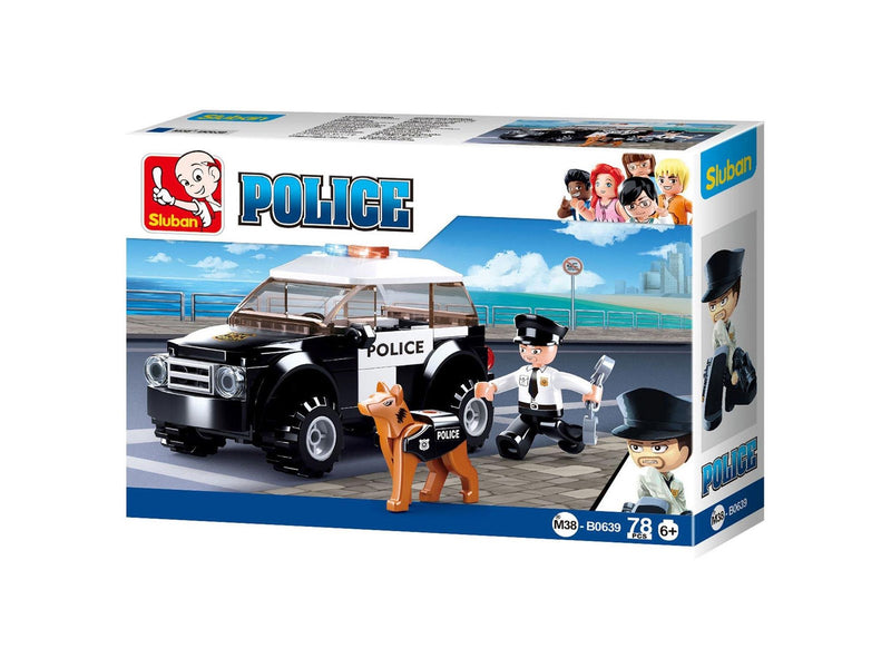 Sluban Police Car with Dog