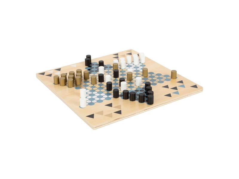 Small Foot - Barricade and Halma Wooden Board Game