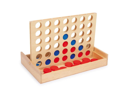 Small Foot - Four in a Line Travel Game Wood