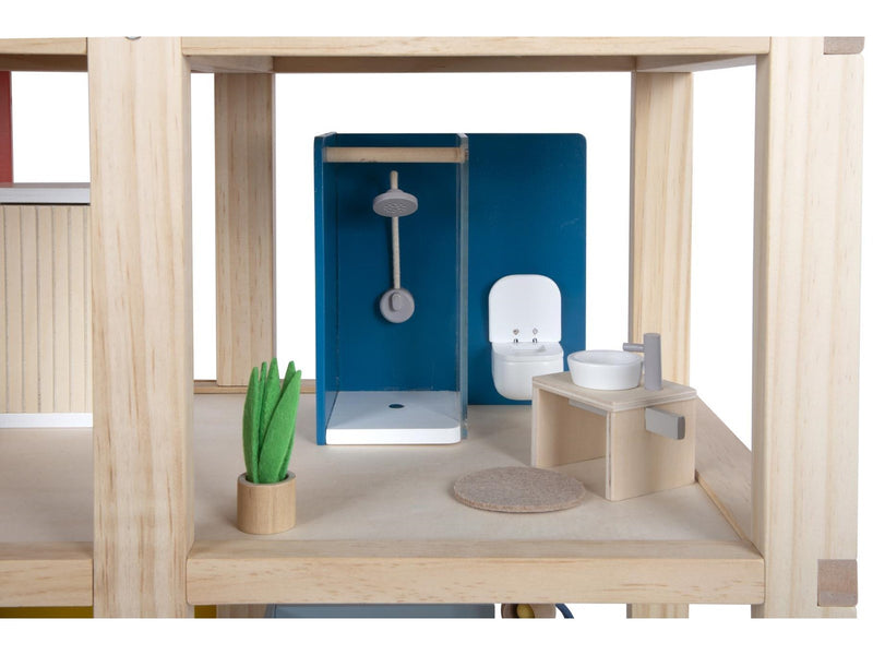 Small Foot Natural Doll House with Furniture