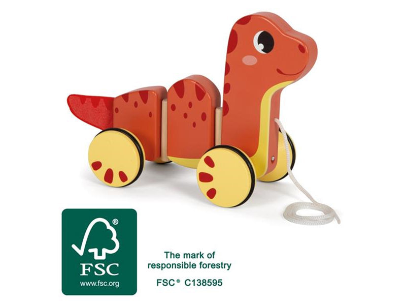 Small Foot Pull-Along Toy "Dino"