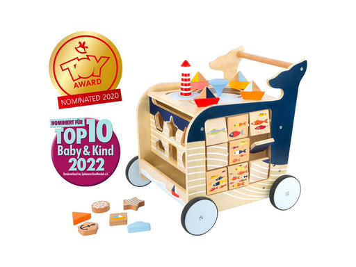 Small Foot - Wooden Activity Walker Whale