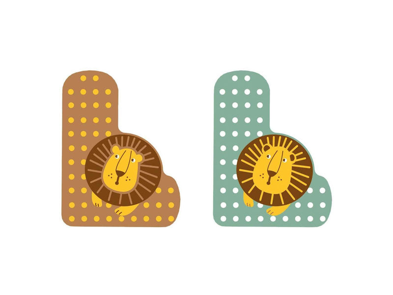 Small Foot - Wooden Animal Children's Letter - L