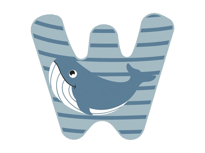 Small Foot - Wooden Animal Children's Letter - W