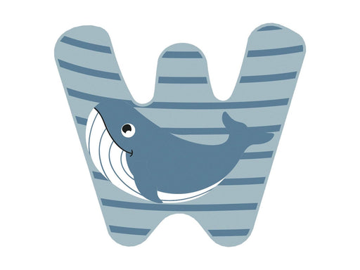 Small Foot - Wooden Animal Children's Letter - W