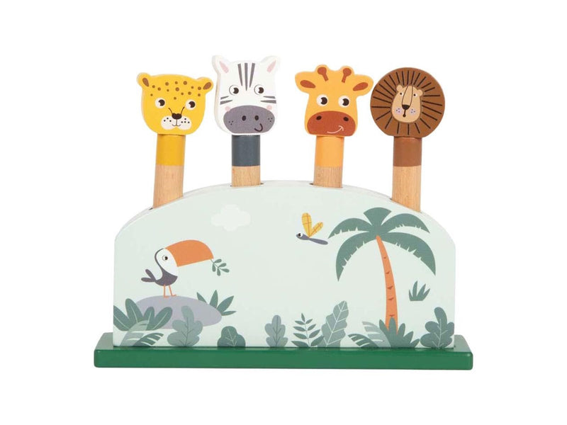 Small Foot - Wooden Animal Shape Game Safari FSC