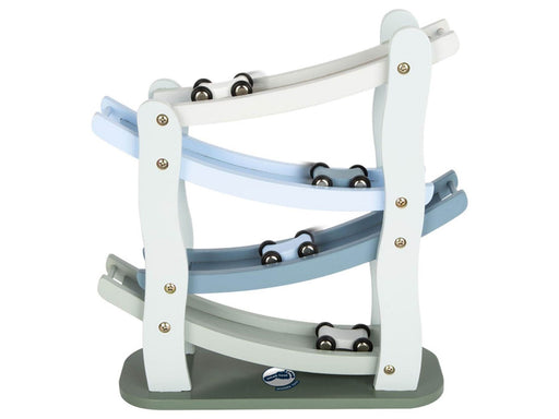 Small Foot - Wooden Autobahn Blue with 4 Cars