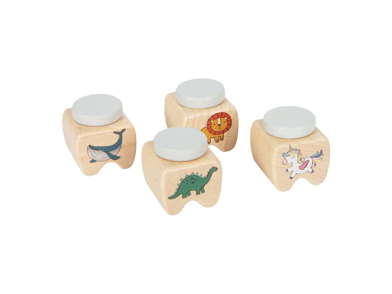 Small Foot - Wooden Baby Tooth Boxes - 4 pcs.