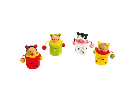 Small Foot - Wooden Baby Tooth Pot Animal 4pcs.