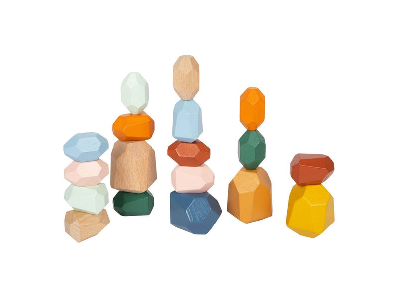 Small Foot Wooden Balance Blocks Safari 18 pcs.