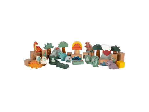 Small Foot - Wooden Building Blocks Dino 50pcs.