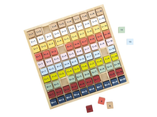 Small Foot - Wooden Calculator Board Addition Colo