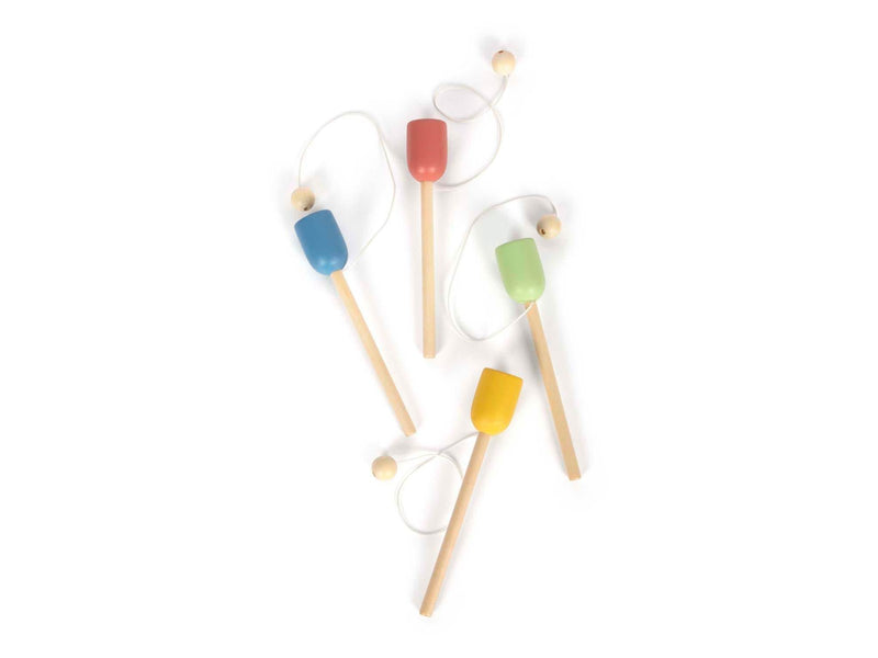 Small Foot - Wooden Catch the Ball Set Set of 4