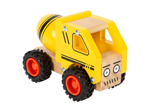 Small Foot - Wooden Cement Truck Yellow