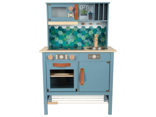 Small Foot - Wooden Children's Kitchen Blue 7dlg.