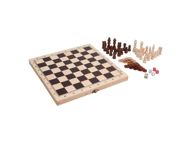 Small Foot - Wooden Classic Games 3in1 in Box