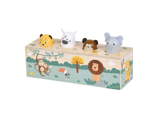 Small Foot - Wooden Dancing Animals with Sounds Safari FSC