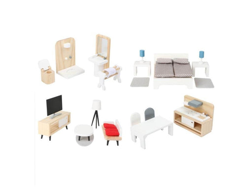 Small Foot - Wooden Dollhouse Furniture Complete S