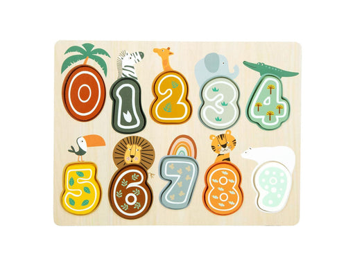 Small Foot - Wooden Figure Puzzle Safari