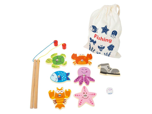 Small Foot - Wooden Fishing Rod Travel Game