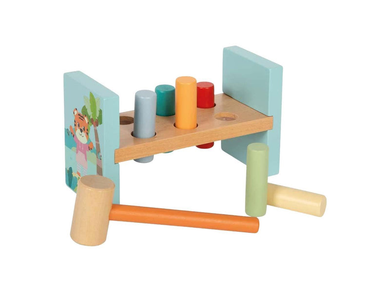 Small Foot - Wooden Hammer Bench Jungle Friends FSC