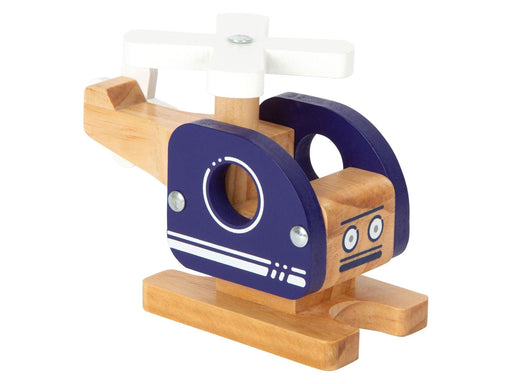 Small Foot - Wooden Helicopter Blue