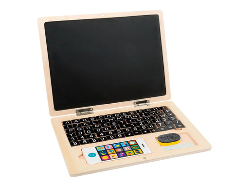 Small Foot - Wooden Laptop with Magnetic Board