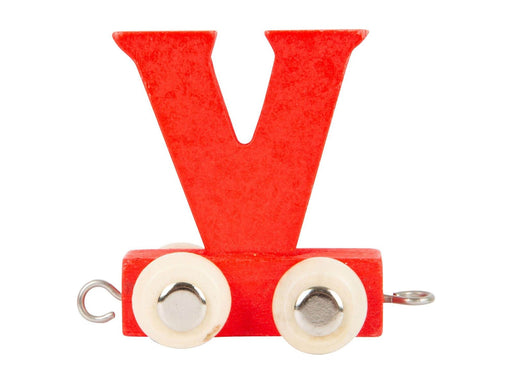 Small Foot - Wooden Letter Train Color - V