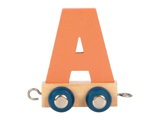 Small Foot - Wooden Letter Train Polar - A