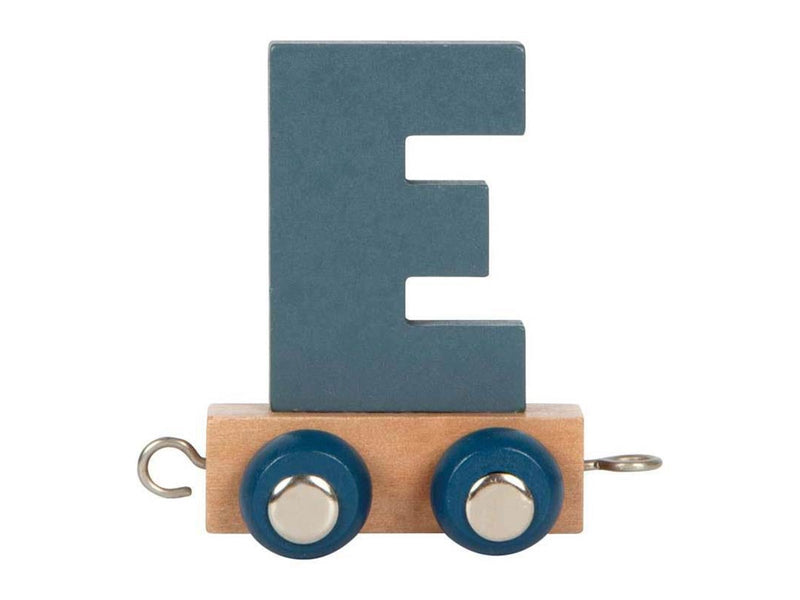 Small Foot - Wooden Letter Train Polar - E