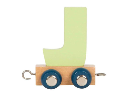 Small Foot - Wooden Letter Train Polar - J