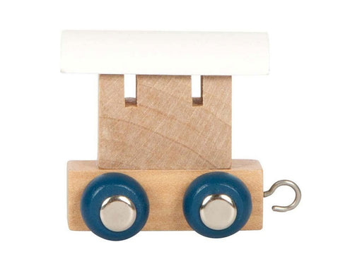 Small Foot - Wooden Letter Train Polar - Wagon White - 12 pieces