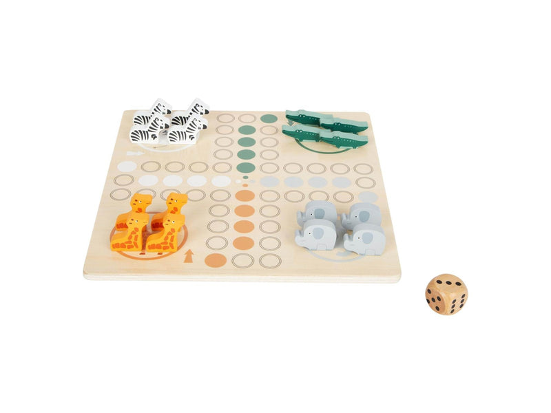 Small Foot - Wooden Ludo Game Safari