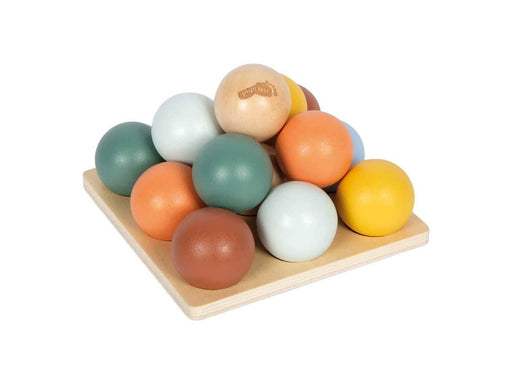 Small Foot - Wooden Montessori Ball Sorting Game