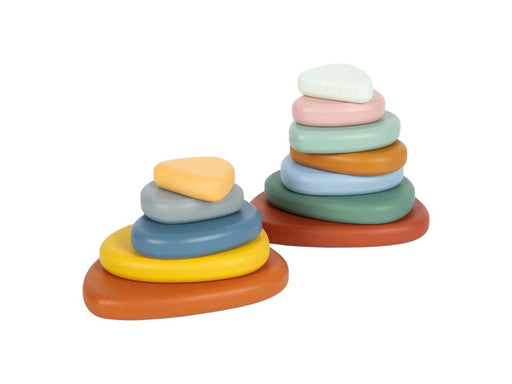 Small Foot - Wooden Montessori River Rocks Balance Game FSC