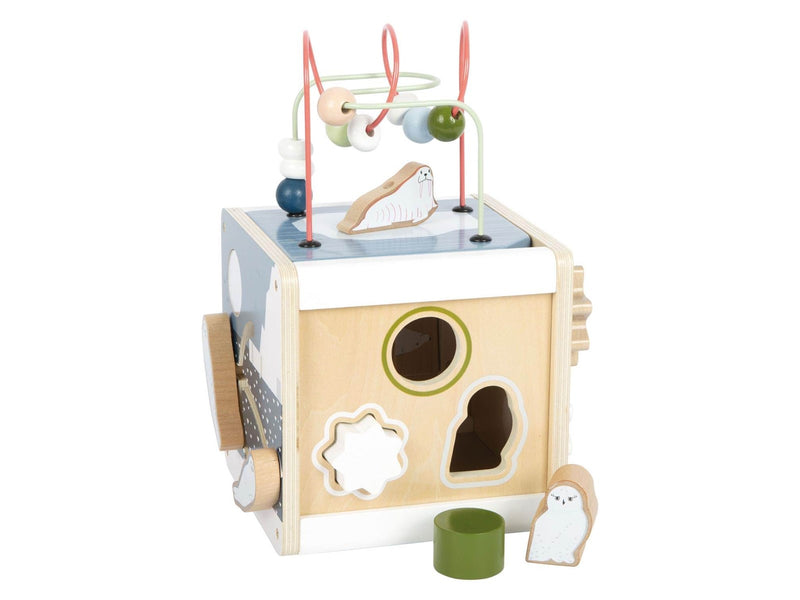 Small Foot - Wooden Motor Activity Cube Arctic