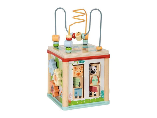 Small Foot - Wooden Motor Skills Cube - Jungle Friends
