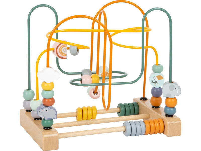 Small Foot - Wooden Motor Skills Spiral Safari with Beads