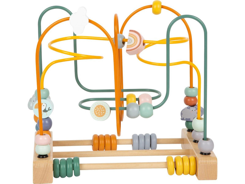 Small Foot - Wooden Motor Skills Spiral Safari with Beads