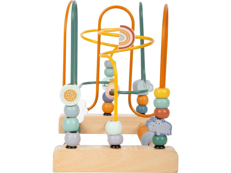 Small Foot - Wooden Motor Skills Spiral Safari with Beads