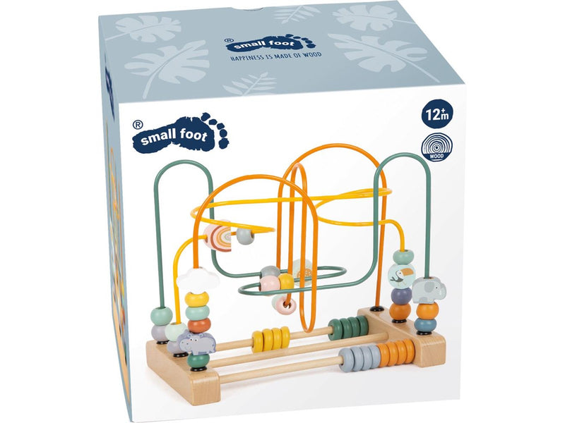 Small Foot - Wooden Motor Skills Spiral Safari with Beads