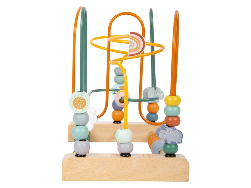 Small Foot - Wooden Motor Skills Spiral Safari with Beads