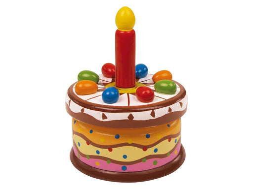 Small Foot - Wooden Music Box Birthday Cake