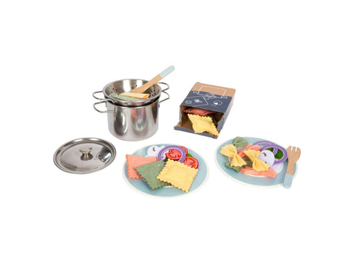 Small Foot - Wooden Play Food Pasta Chef Set 19dl