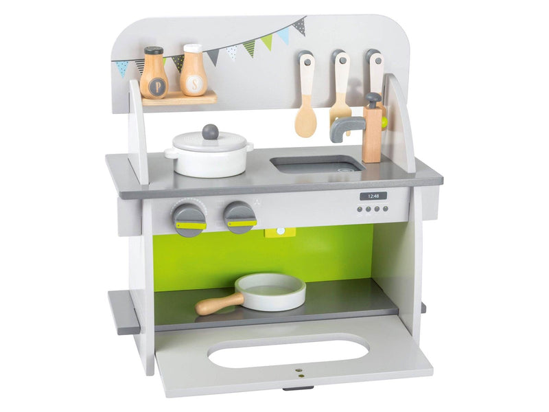 Small Foot - Wooden Play Kitchen Compact 9dlg.