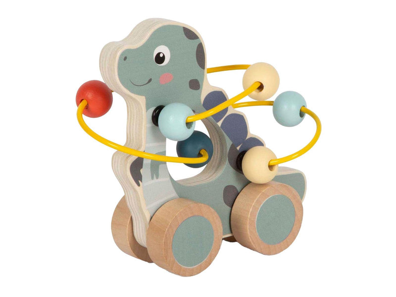 Small Foot - Wooden Push Figure Motor Skills Spiral Dino
