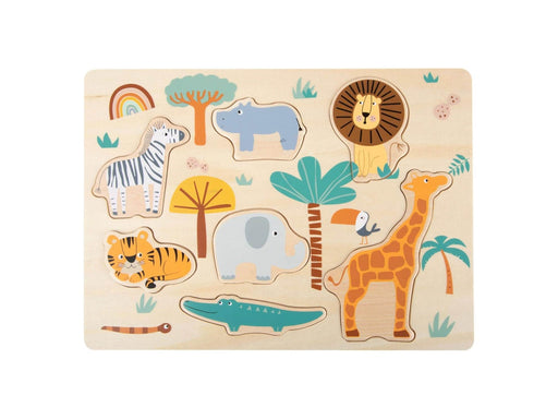 Small Foot - Wooden Puzzle Safari Holz