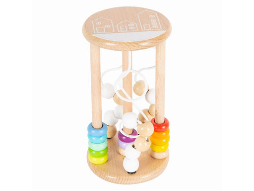 Small Foot - Wooden Rattle Motor Skills Spiral Rai